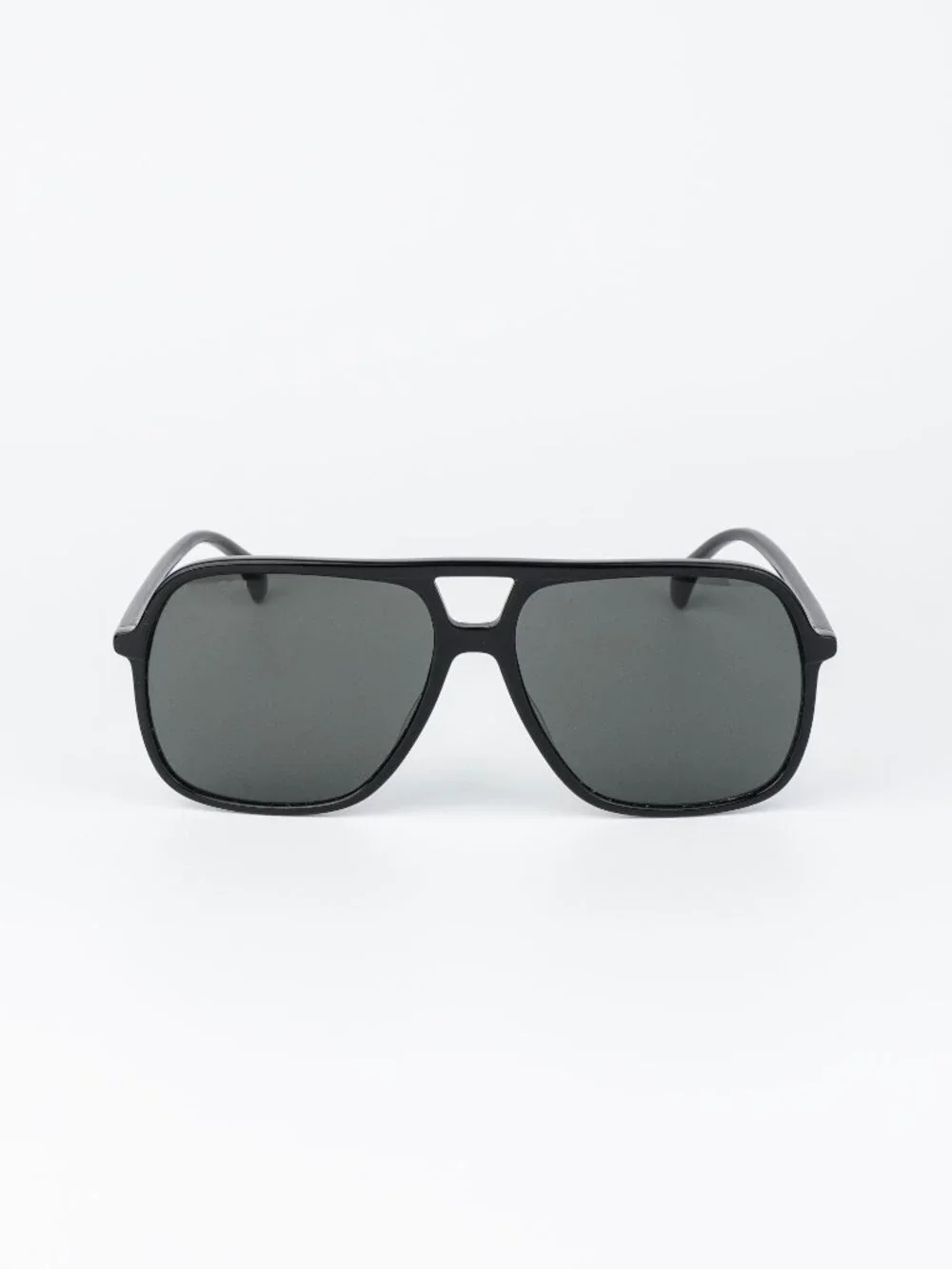Gucci Men Sunglasses Black Grey Pilot Oversized GG0545S 001 NEW AUTHENTIC